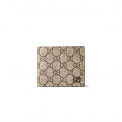 GUCCI BROWN INTERIOR GG BI-FOLD WALLET 768243 (21*9cm)